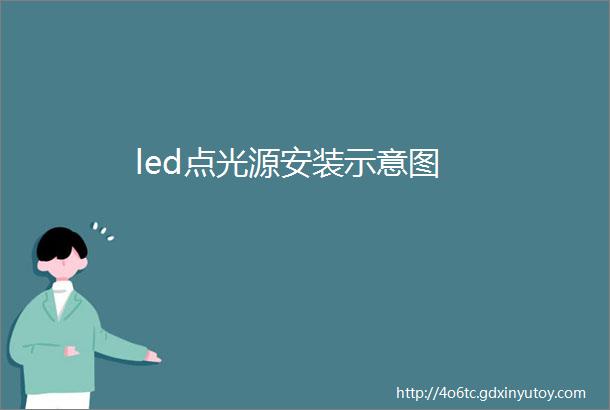 led点光源安装示意图